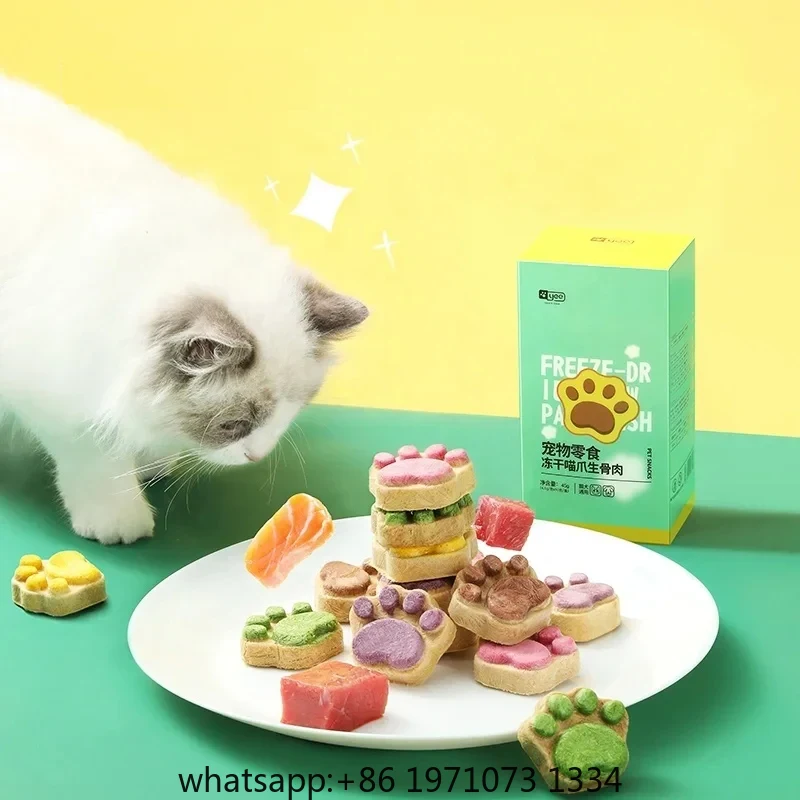 Camilan Kucing Beku Kering Tin - Food Snacks With High Protein ulasan dan harga