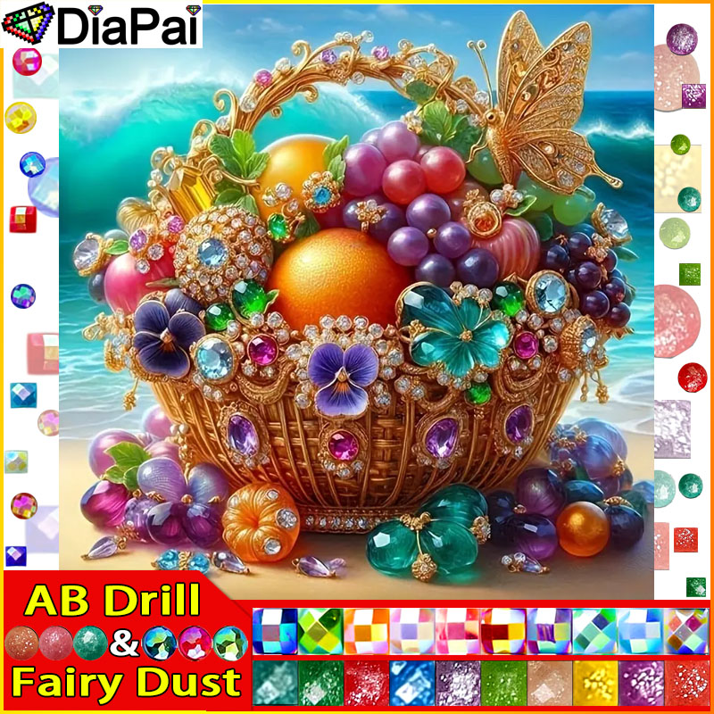 DiaPai Peri Debu AB 5D DIY Luk - Fruit Roll Up ulasan dan harga