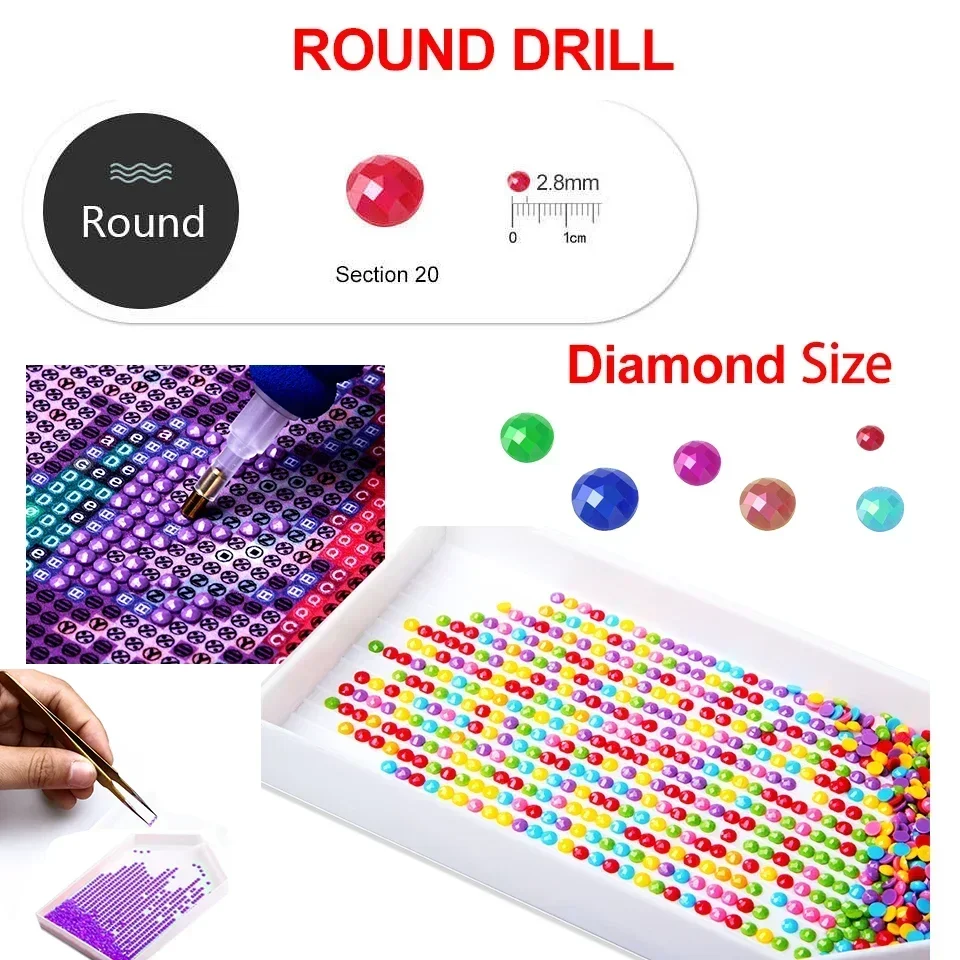 Kit Lukisan Berlian DIY 5D Mat - Fruit Roll Up ulasan dan harga